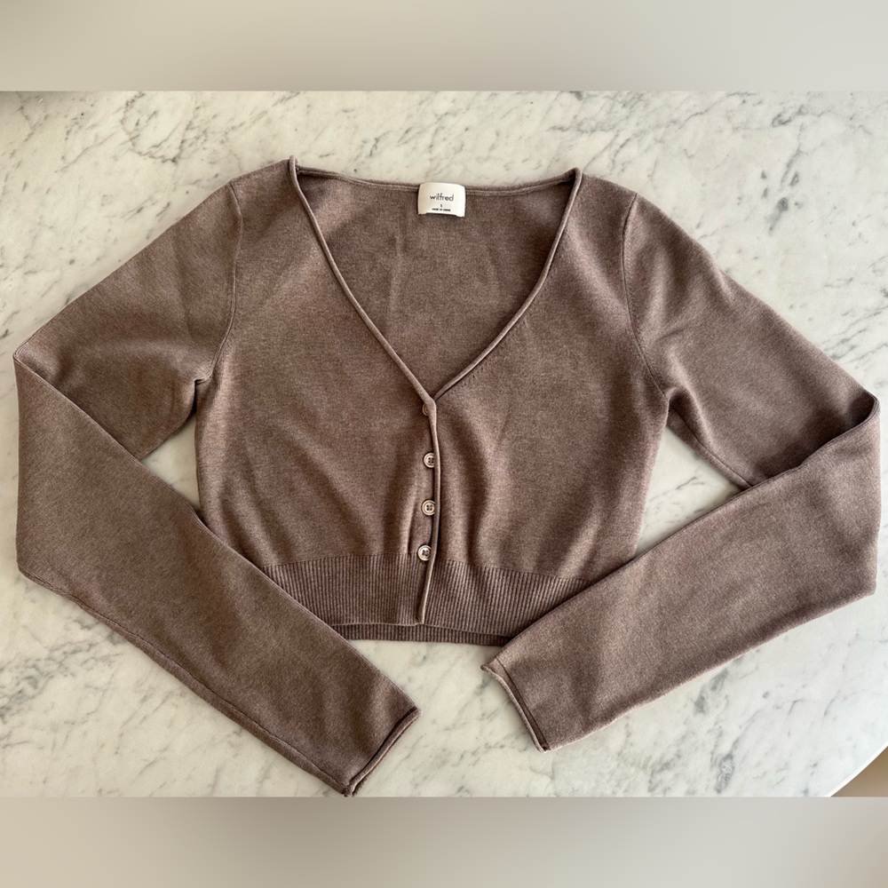 Aritzia Wilfred Santorini Cardigan